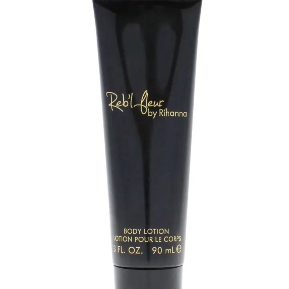Rihanna Reb'l Fleur Black and Gold Body Lotion